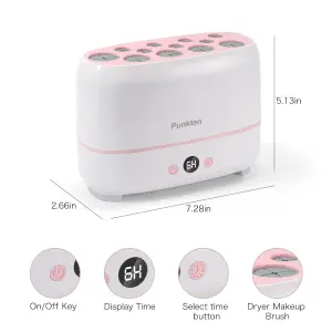 Secadora de brochas de maquillaje