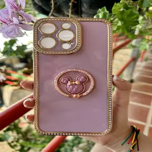 IPHONE 14 PRO MAX FUNDA LILA DIAMANTE
