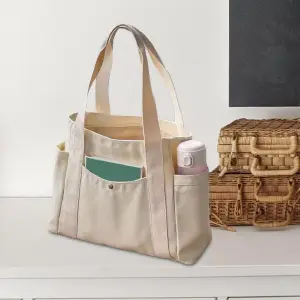 Bolso Tote De Lona Mujer