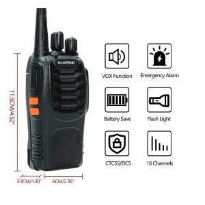 Boquitoquis Radio Telefono Baofeng 888s