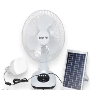 VENTILADOR RECARGABLE SOLAR HOGAR