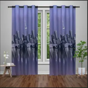 cortinas blackout con aro metalico