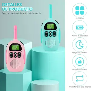 Radio Walkie Talkie Radios Para Niños X2