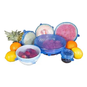 Tapas Elásticas De Silicona Para Recipie