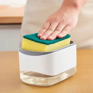 Dispensador de Jabon con Esponja