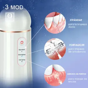 Irrigador bucal profesional portátil