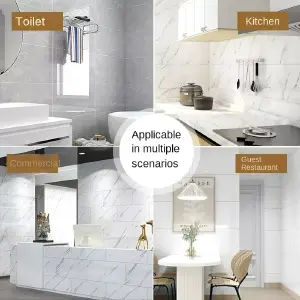 Azulejo adhesivo 90x60 blanco FK23D-259