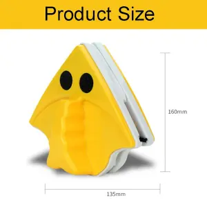 Limpiador Ventanas Magnetico Triangular