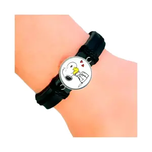 Pulsera Cuero Cristal Sistema Solar Cosm