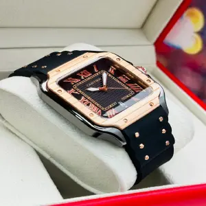 RELOJ CARTIER PULSO GOMA - CABALLERO