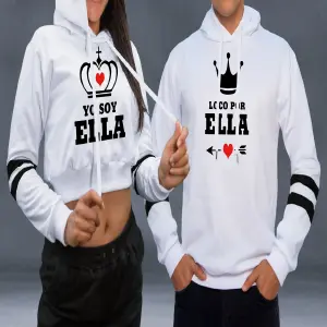 Buzos ,Hoodies Parejas loco por ella