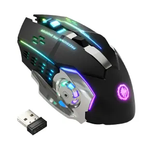 Mouse Gamer Computadora Bluetooth RGB