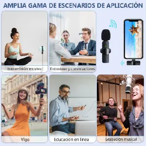 Micrófonos de solapa inalámbricos