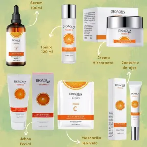 KIT VITAMINA C BIOAQUA X6N1: Ilumina tu piel - KIT VITAMINA C BIOAQUA X6N1