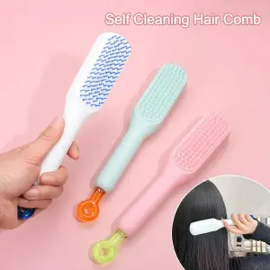 Cepillo de Pelo Retráctil Autolimpiante