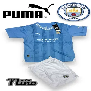 Uniforme MANCHESTER City Camisa+Pantalon
