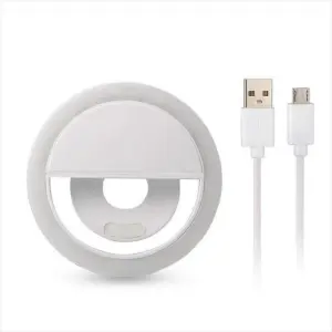 Aro De Luz Led Blanco Para Selfies Celul