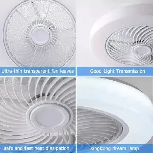 Lampara De Lujo Con Ventilador Y Luces