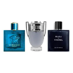 PERFUMES EROS+INVICTUS+BLEU