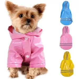 carpa lluvia para perro talla M color