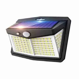 lampara solar tiene sensor incorporado8w