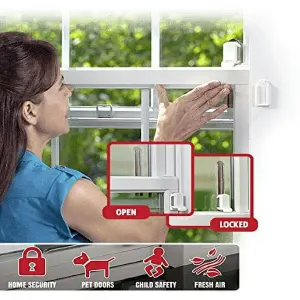 Seguro ajustable puerta ventana x2 D-16