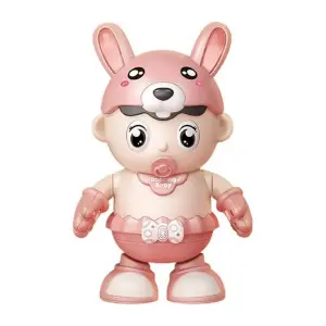 Robot Bebe Conejo Juguete Luces Sonido