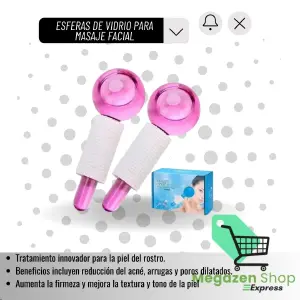 ESFERAS DE VIDRIO PARA MASAJE FACIAL
