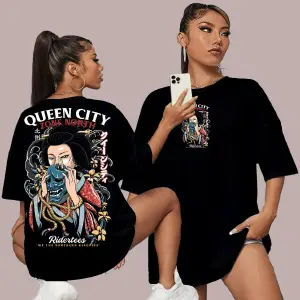 Camisetas grficas oversize - 731740