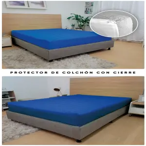 PROTECTOR DE COLCHÓN  CON CIERRE QUEEN