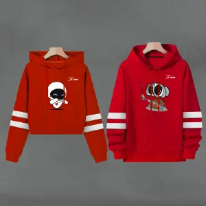 Buso Buzo, Hoodie WALLE Y EVA ROJO