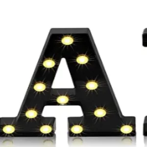 Luces LED del alfabeto, lámpara versátil