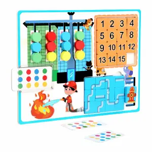 Juego De Mesa Montesori Bomberos Rompeca