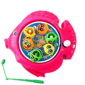 Juego De Pesca Iman Juguete Giratorio