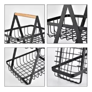 Organizador Cocina Acero Estante Frutas