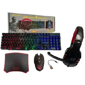 COMBO GAMER 4 EN 1 TECLADO MOUSE