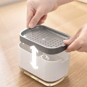 Dispensador Jabón Liquido con Esponja