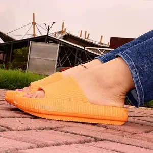 Pantuflas Suela Eva Naranja