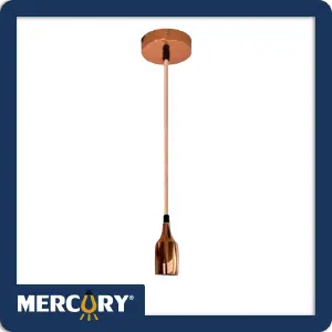 PORTALAMPARAPENDANT WINECUP/COBRE E27/B
