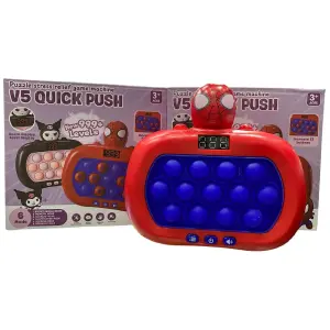 Juguete PopIt Push Luz Sonido Rojo