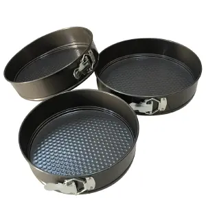 Set Molde Hornear x3 Redondos Pasteleria