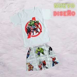 pijama niño avengers