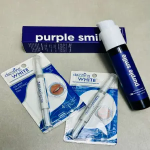 COMBO PURPLE SMILE + 2 DAZLING WHITE