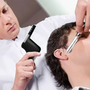 Peinila Guia Para Barba Molde Afeitado