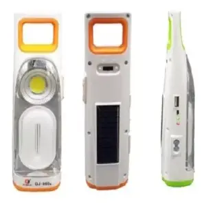 LAMPARA LED RECARGABLE A 110V Y SOLAR
