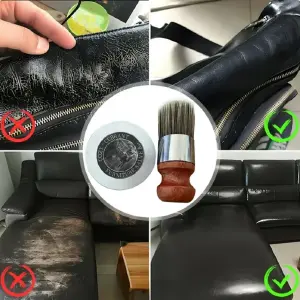 reparador cuero y madera polisher brush