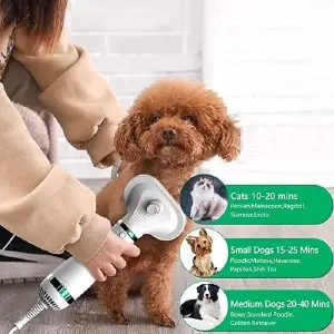 Cepillo secador de mascota