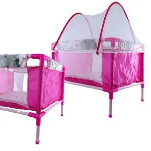 Coche Gemelar + Cuna para niñas