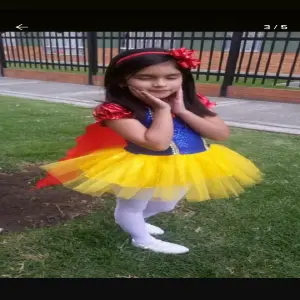 Disfraz Niña Blancanieves Tutu