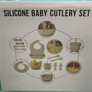 Set vajilla silicona 8 piezas de Bebe